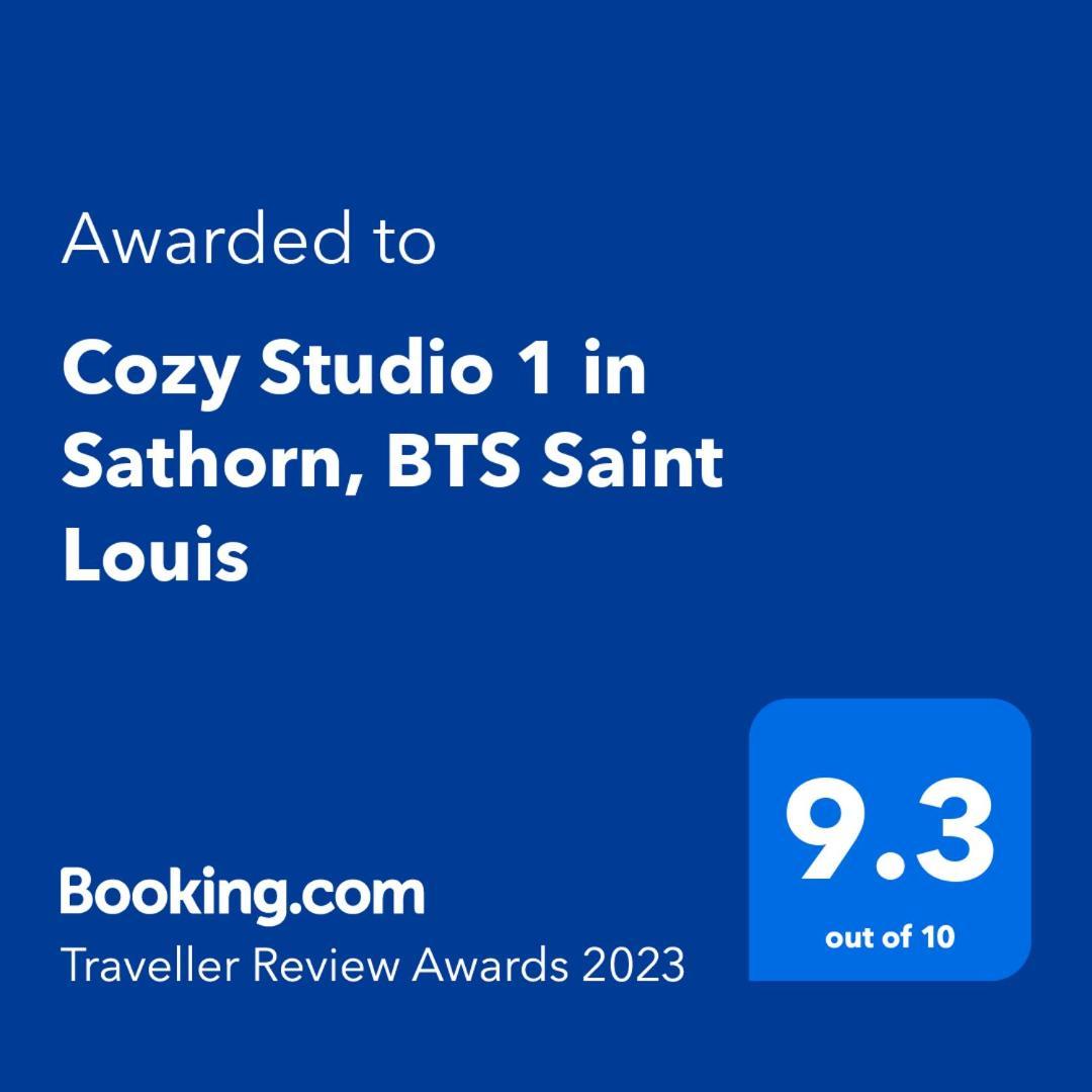 Cozy Studio 1 In Sathorn, Bts Saint Louis Banguecoque Exterior foto